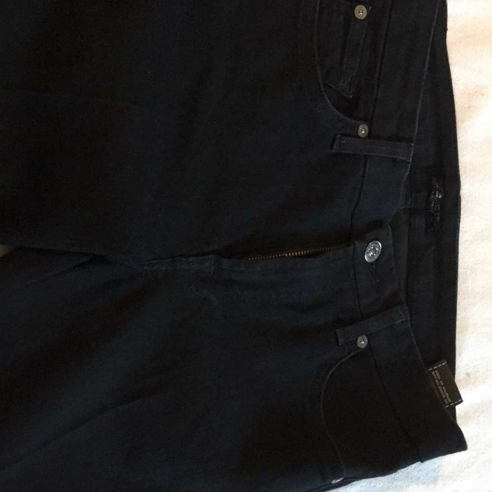 Seven for all mankind black denim jeans size 28